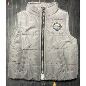 Amy Coe Vest Size 6-9m Silver Puff Vest